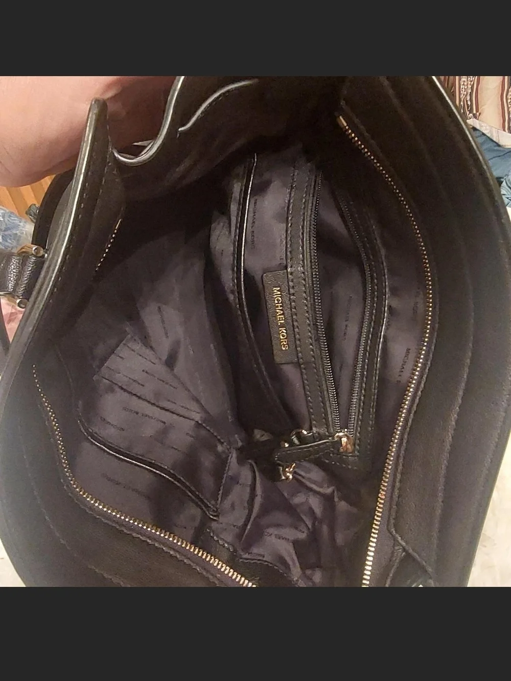 Michael Kors Black Hamilton Leather Satchel 2017